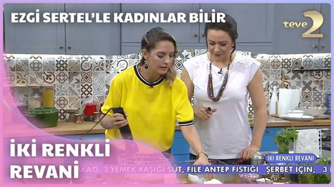 Muhteşem İki Renkli Revani Tarifi Ezgi Sertel le Kadınlar Bilir