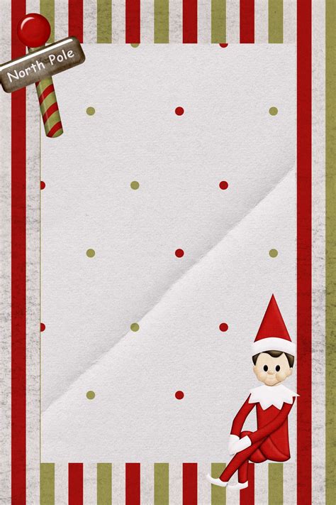 Elf On The Shelf Template Printable Pdf Free