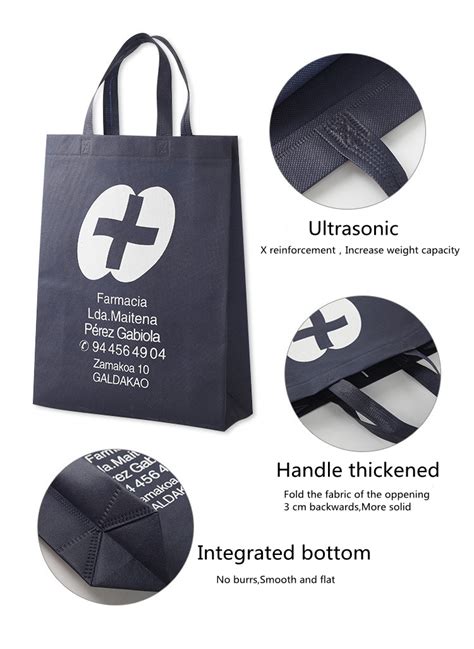 Reusable Packaging Polypropylene Laminated Non Woven Shopping Tote Rpet