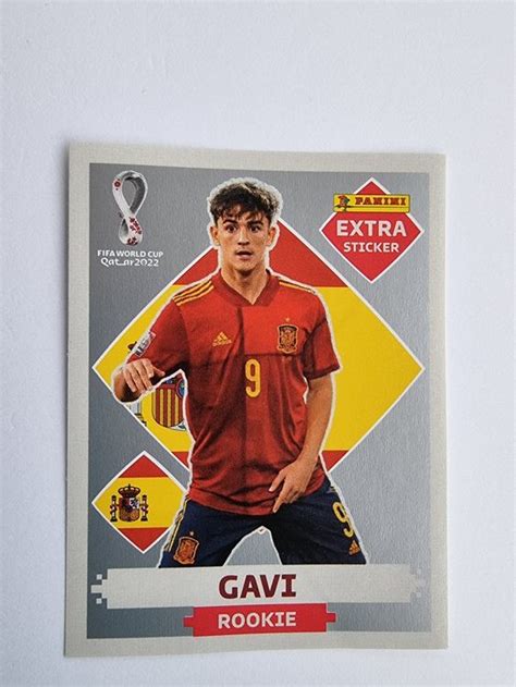 Panini WM 2022 Extra Sticker Gavi Rookie Silber Comprare Su Ricardo