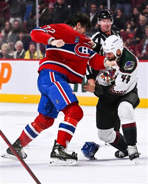 Arber Xhekaj Taking Out Kassian Wow Montreal Hockey Hockey Fights