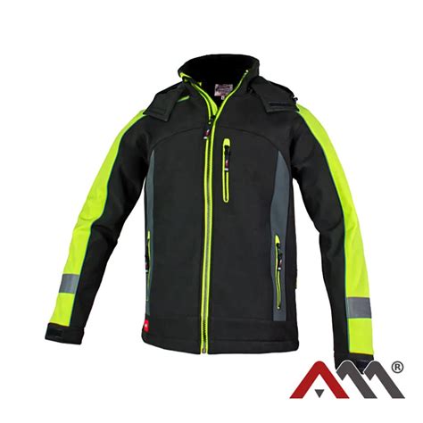 Work Jacheta Softshell Reflectorizanta HI VIS Rezistenta La Ploaie