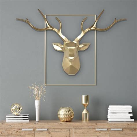 3D Nordic Stag Head Wall Mount - X-LGE | GlamorousHangups – Glamorous ...