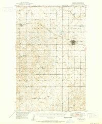 Hi-Res Interactive Map of Crosby, ND in 1950 | Pastmaps