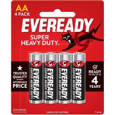 Eveready Super Heavy Duty Aa Battery Pk Kitchen Dining Household