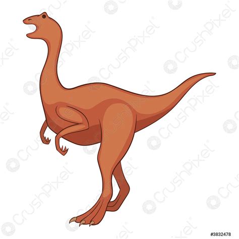 Allosaurus Icon Cartoon Style Stock Vector 3832478 Crushpixel