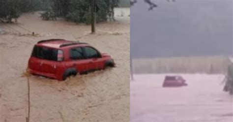 Trag Dia Idoso De Anos Morre Ap S Carro Ser Levado Por Forte