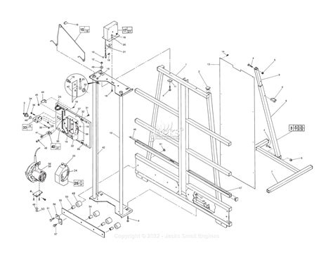 Milwaukee 6480-20 (Serial 797A) Panel Saw Parts Parts Diagram for PANEL SAW