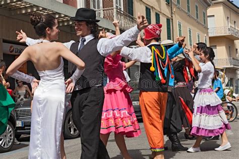 Argentine dancers editorial stock photo. Image of culture - 33061008