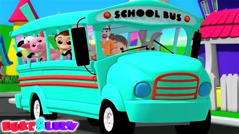 Roues Dans Le Bus Plus Comptine Pour Les Enfants Par Luke And Lily