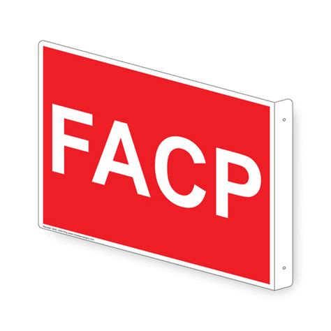 FACP Sign NHE-16501Proj Fire Safety / Equipment