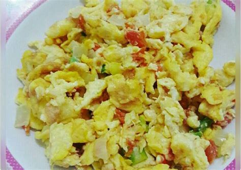 Resep Cheesy Scrambel Egg Oleh Erwina Cookpad