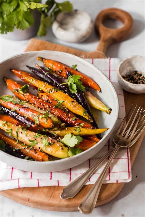 Miso Butter Glazed Carrots Lenas Kitchen