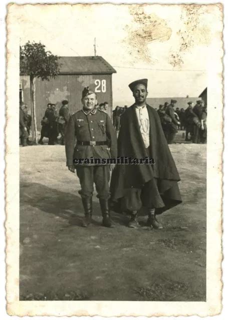 Orig Foto Franz Sische Kolonial Gefangene In Gefangenenlager In