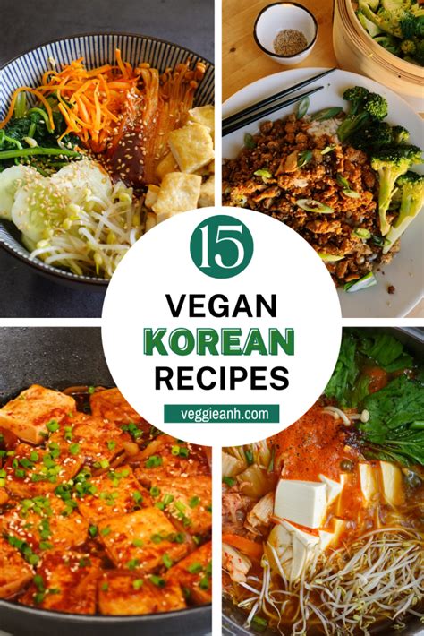 Vegan Korean Recipes - Veggie Anh