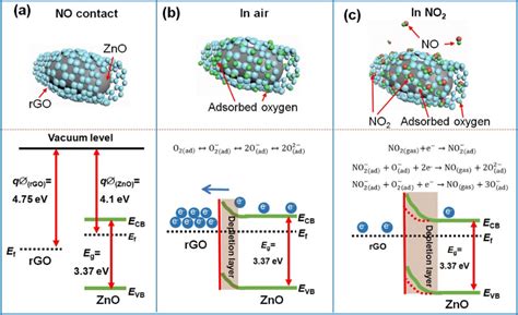 Possible Mechanism Of The Zno Rgo Nanocomposite For No Sensing A