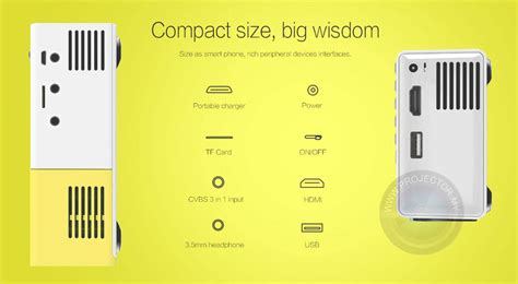 YG300 Ultra Portable Mini LED Projector - Projector Malaysia
