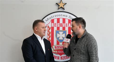 WIZYTA PREZESA PZPN CEZAREGO KULESZY W RZESZOWIE CWKS RESOVIA RZESZÓW