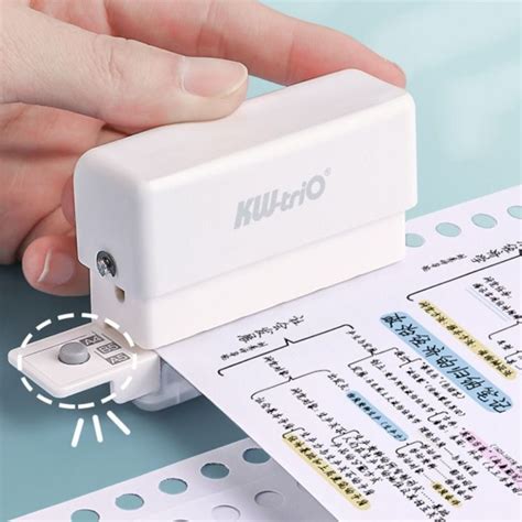 6 Holes Hole Puncher Diy A4 A5 B5 Loose Leaf Paper Hole Punch Planner