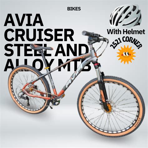 Avia Cruiser Alloy Bikes And Steel Bikes Mechanical And Hydraulic