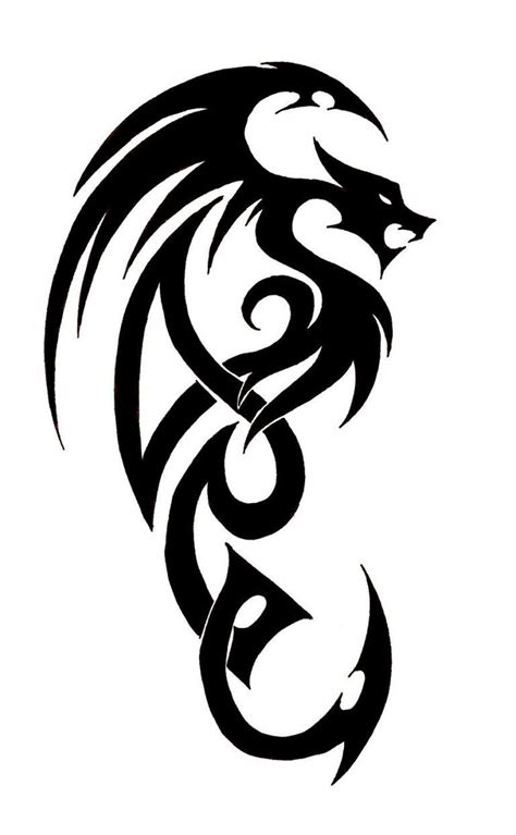 Dragon Tattoo Simple, Dragon Tattoo Outline, Dragon Tattoo Pictures ...