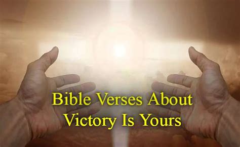 26 Bible Verses About Victory Is Yours Kjv