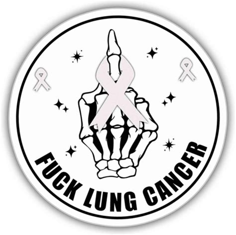 Amazon Lung Cancer Sticker Fuck Lung Cancer Sticker Lung Cancer