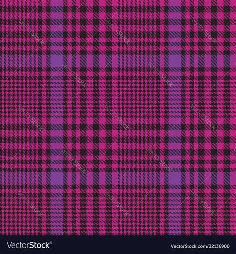 Purple glen plaid textured seamless pattern Vector Image