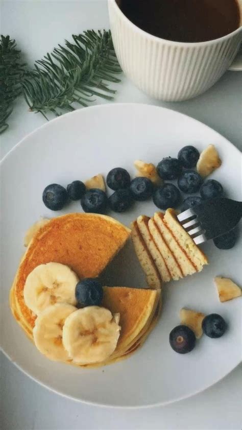 Pancakes Waffles Breakfast Food Craving Breakfast Inspo Healthy