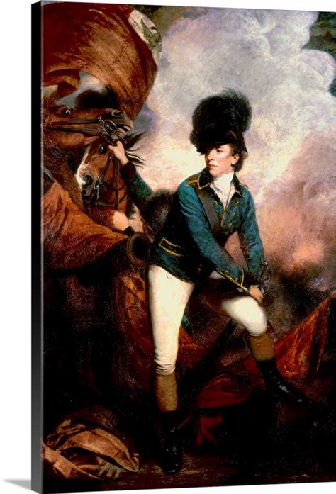 Colonel Banastre Tarleton 1754 1833 1782 Wall Art Canvas Prints