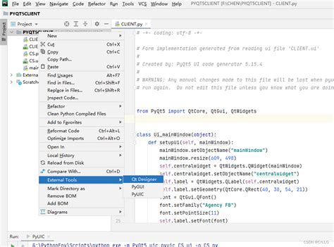 Pycharm 安装pyqt5及其工具（qt Designer、pyuic）详细教程pycharm安装pyqt5及其工具 Csdn博客