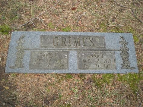 David Eugene Grimes 1915 1999 Find A Grave Memorial