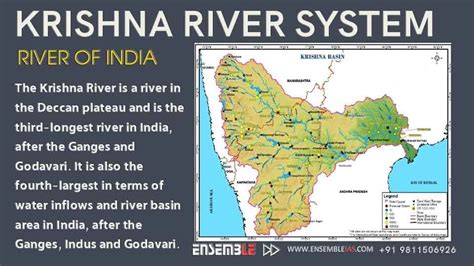 Krishna River System | Rivers of India - ENSEMBLE IAS ACADEMY