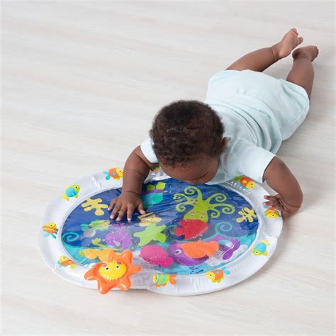 Tapete De Agua Para Bebe - Tapete de Água Inflável Buba Almofada Sensorial para Bebê Fundo do Mar ...