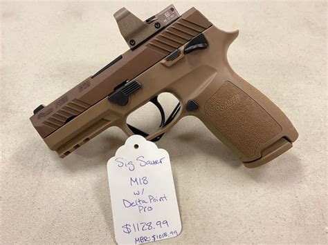 Sig Sauer P320 M18 W Deltapoint Pro Fde For Sale