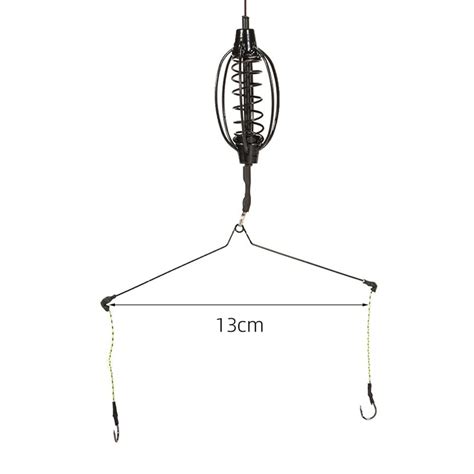 Bait Carp Fishing Feeder Fishing Baits Cages Hook Rig Set Feeder Tackle