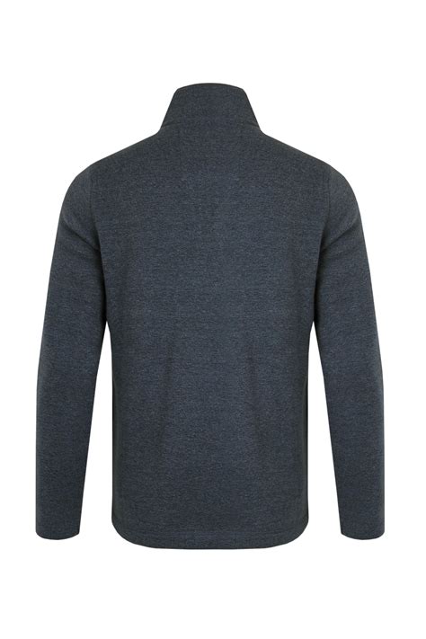 Stowe Eco 1/4 Zip Soft Knit Fleece Dusty Blue | Weird Fish
