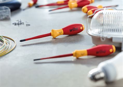 Wiha Screwdriver Set Softfinish Electric Slimfix Mixed