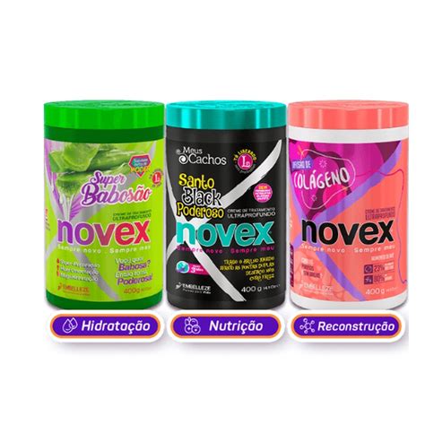 Kit Novex Cronograma Capilar Para Cacheadas G Ofertas Dos