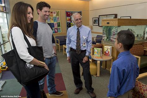 Photos: Craig Breslow Visits Mass General Hospital. – Billie with an I.E.