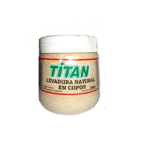 Levadura Natural En Copos Titan X Gr Frutos Are