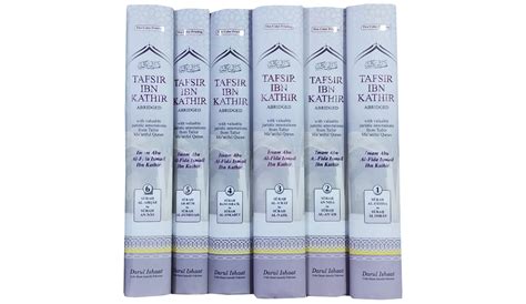 Tafseer Ibn Kaseer English 6 Volumes Set - Online Islamic Store
