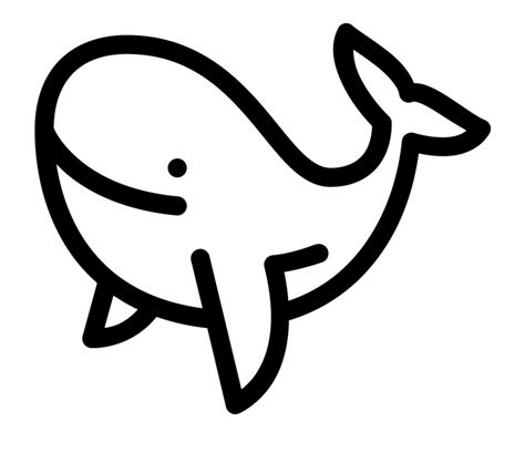 Free Black And White Whale Clipart, Download Free Black And White Whale ...