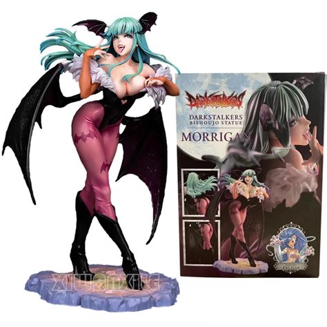 23cm Darkstalkers Bishoujo Morrigan Sexy Anime Figure Vampire Hunter Action Figure Morrigan