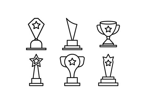 Trophy cup icon design template vector isolated illustration 15643882 ...