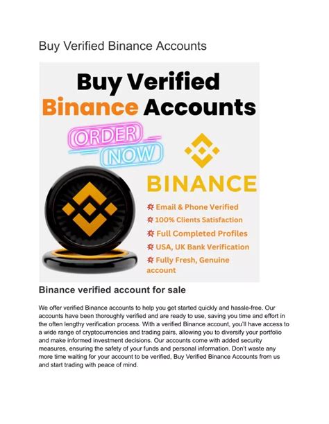 PPT Buy Verified Binance Accounts PowerPoint Presentation Free