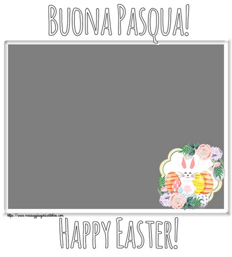 Il Pi Popolari Cartoline Personalizzate Di Pasqua Con Cornice Foto