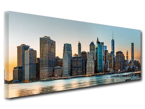 Tableau Panoramique New York City Toile De D Coration Murale