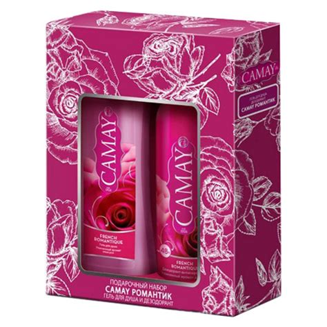 Подарочный набор Camay "French Romantique, гель для душа 250 мл ...