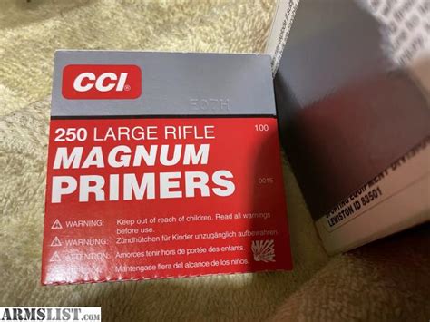 Armslist For Sale Cci Large Rifle Magnum Primers